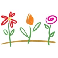 Wine flowers logo